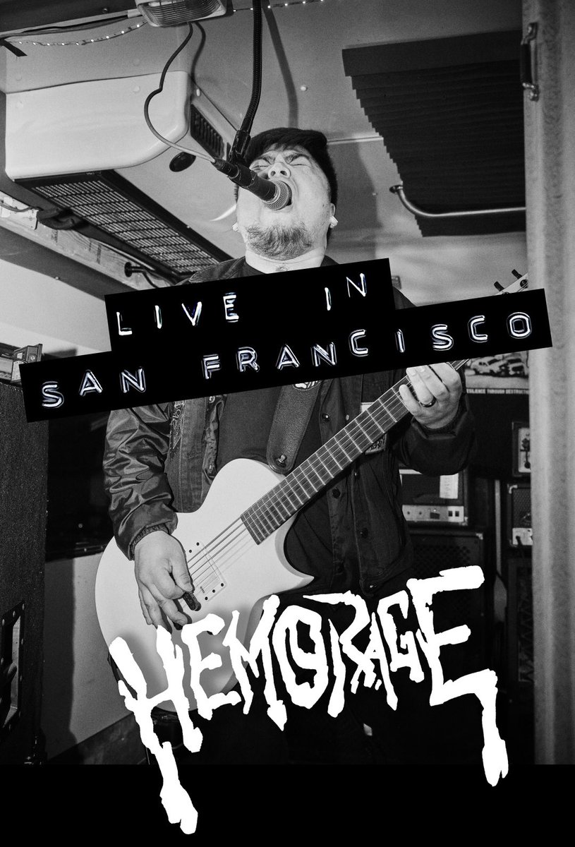 Thrash metal band HEMORAGE !! Live in San Francisco on Market Street !! DIY shows from their bus !! youtube.com/shorts/q1kzOZV…