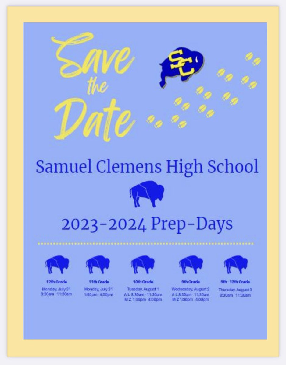 Samuel Clemens High School tweet media