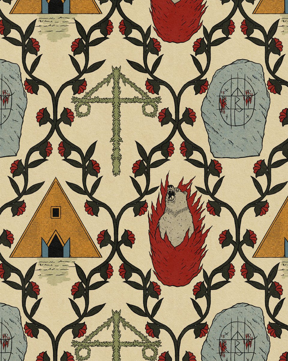 Midsommar inspired design for dead cats club. 

#midsommar