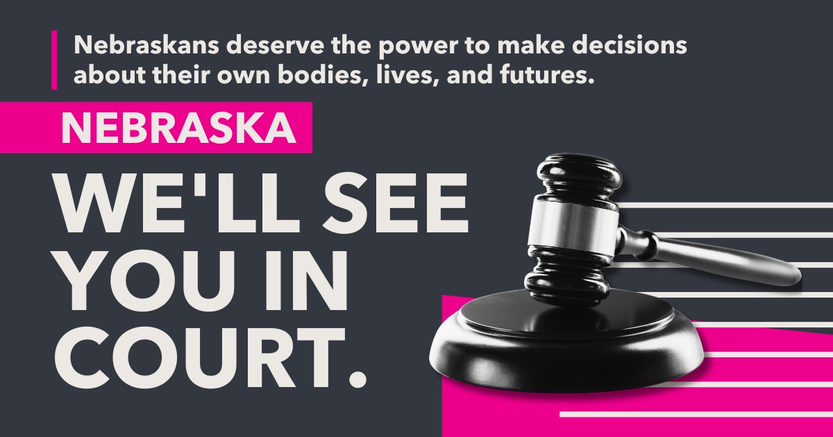 ✔️ Lawsuit filed.  
 
#AbortionIsEssential #BansOffOurBodies