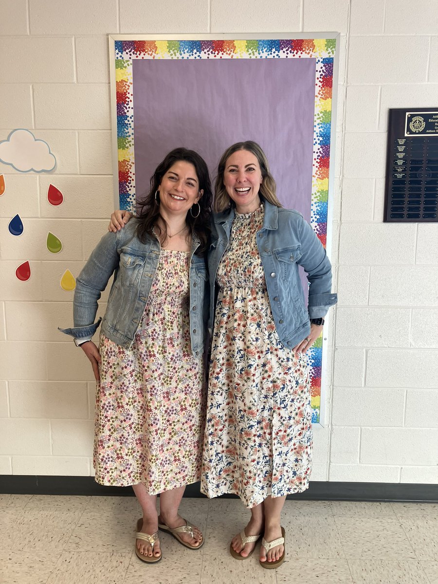 Twinning on the last day! For the record @DrErinAlex we have twinned on both the first and last day of the 22-33 school year😂😂😂. Happy last day #asd4all !