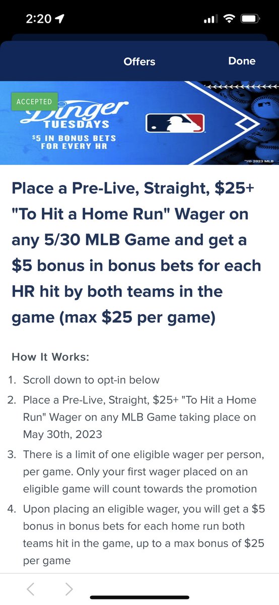 I hear it’s dinger Tuesday? 

#GamblingTwitter 
#StraightUpTX