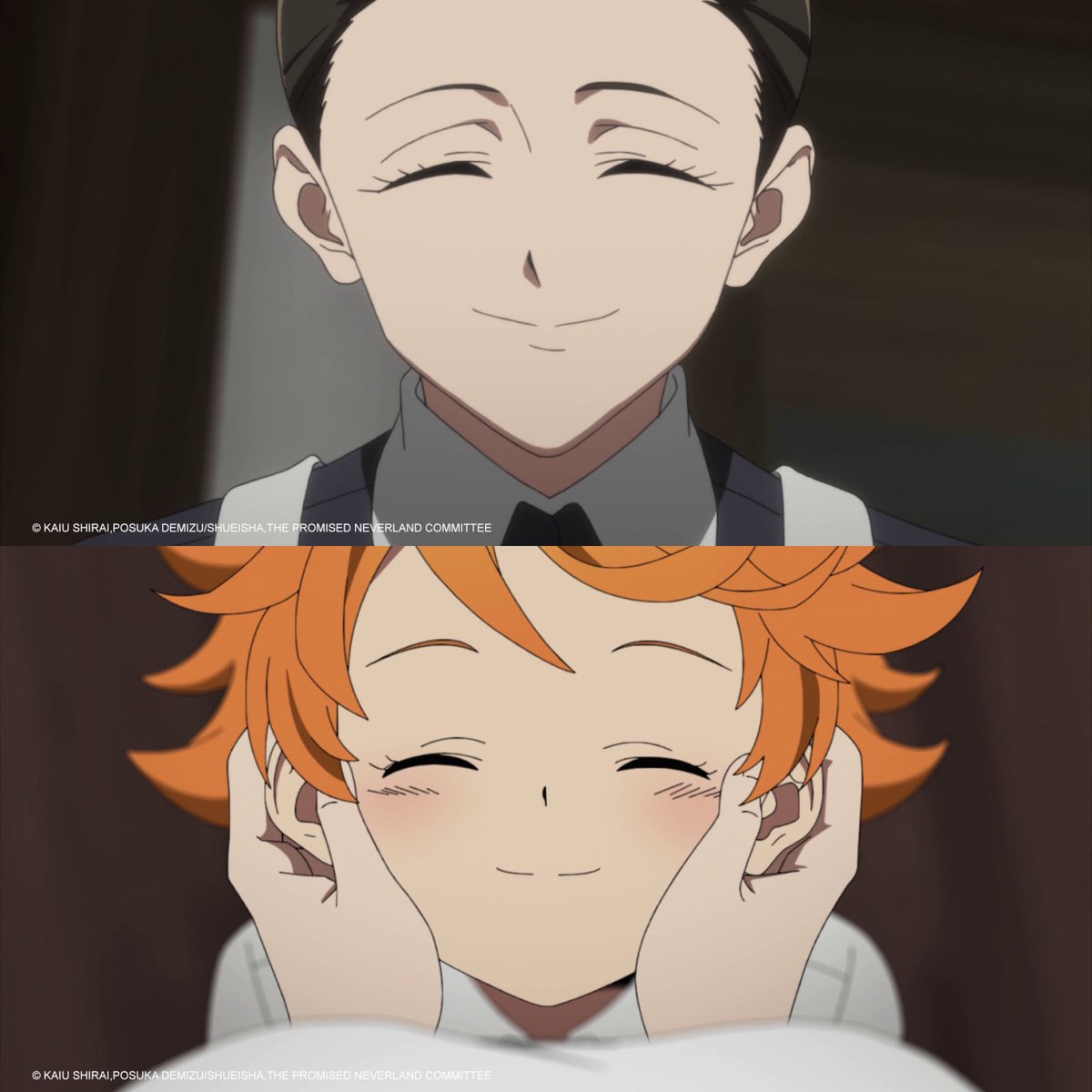 A murderous smile 🙂

— Watch THE PROMISED NEVERLAND on Hulu!