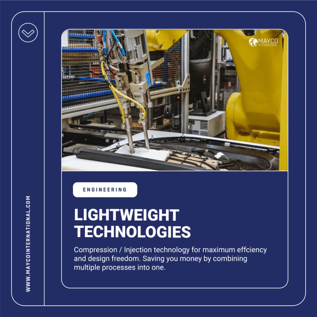 Understanding our customer's needs by investing in developing light weight technologies! Check out our light weight technologies.
bit.ly/3psS8u6 

#michiganjobs #automotive #manufacturing #motorcity #metrodetroit #maycopride #interiorsupplier