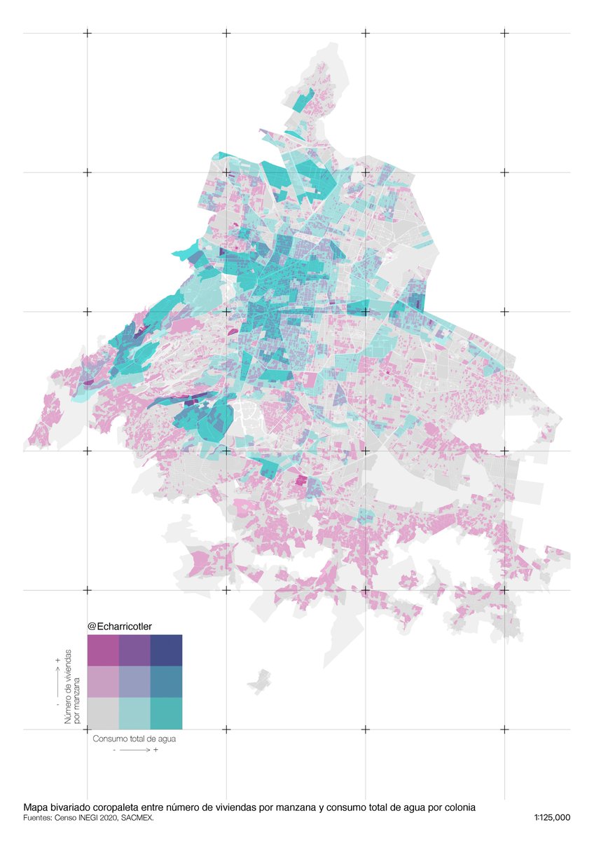 Tendría que verse pormenorizado, pero es claro que la densidad hab. no es equivalente a un mayor consumo hídrico. Esa defensa del uso de suelo unifamiliar por el estrés hídrico es, como menos, un eufemismo para no tener que gestionar la desigualdad en la distribución del recurso.