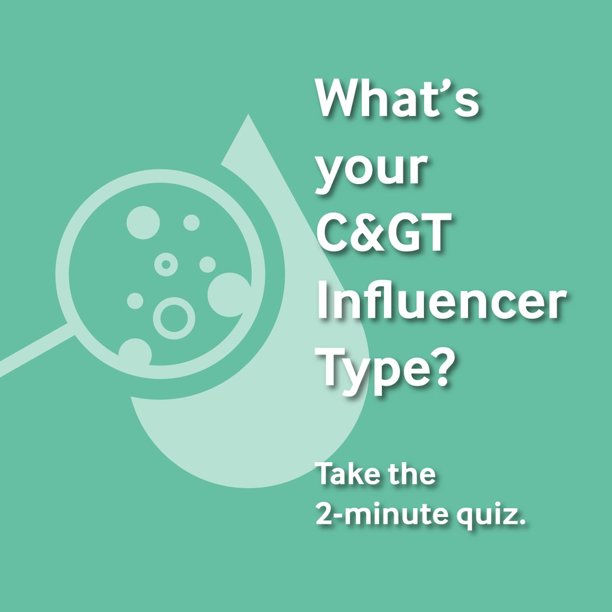 terumobct's tweet photo. Take our C&amp;GT Influencer Type quiz https://t.co/sbXjA6izkD, then visit Booth 01 at #ISCT2023 to pick up a badge for your type and show off your results. #CellandGeneTherapy #CGT #CGTInfluencerType https://t.co/zJWKUGoRfr