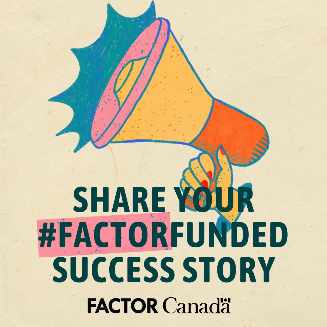 Have you been #FACTORfunded and want to share your success story? We are accepting submissions from #FACTORfunded artists and organizations. Share how FACTOR has impacted your journey, for a chance to be featured on our social media channels! Submit here: docs.google.com/forms/d/1_6cn_….