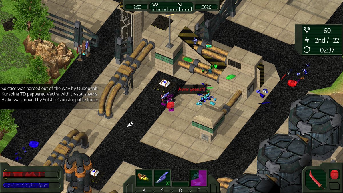 RaoDaoZao's tweet photo. Welp, that should be Exon: Fragment v0.06 ready for #ECGx.
✅ Instant Action arena works
✅ Waystation shopping zone is open
✅ Two further WIP levels are open but with massive "this is unfinished" notices
Am I missing anything? Don't think so... 🤔
... See you tomorrow! 😅 https://t.co/6QoHCOiXtn