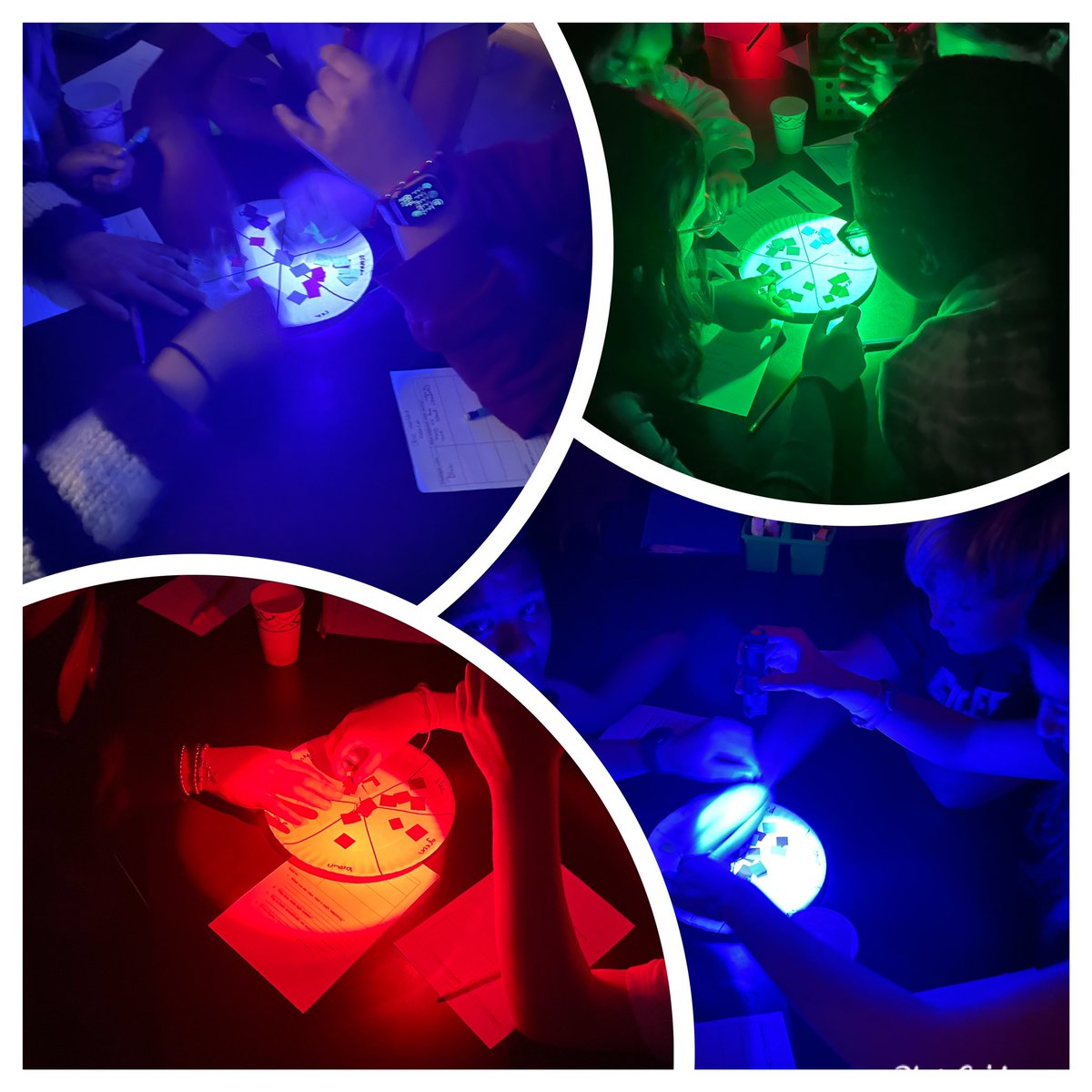 7th graders <a href="/CockeysvilleMS/">Cockeysville Middle</a> investigated color by sorting colored paper under different lights. They thought it would be easy! 🌈 <a href="/MrCarneyCMS/">Mr. Carney</a> <a href="/KFlemmens/">Kayla Flemmens</a>