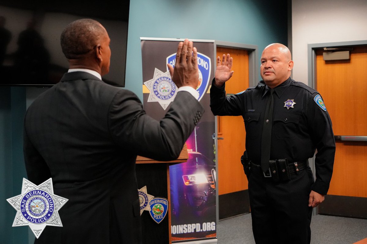 SanBernardinoPD's tweet photo. Welcome Officer Ramirez to SBPD!

If you are currently a police officer or deputy sheriff looking to make a change, the San Bernardino Police Department is hiring. Apply today at https://t.co/2iwh4Cs09E

#JoinSBPD #WeAreHiring #LateralOfficers #StandardofExcellence @SBPD_CHIEF https://t.co/KG4zeid38f