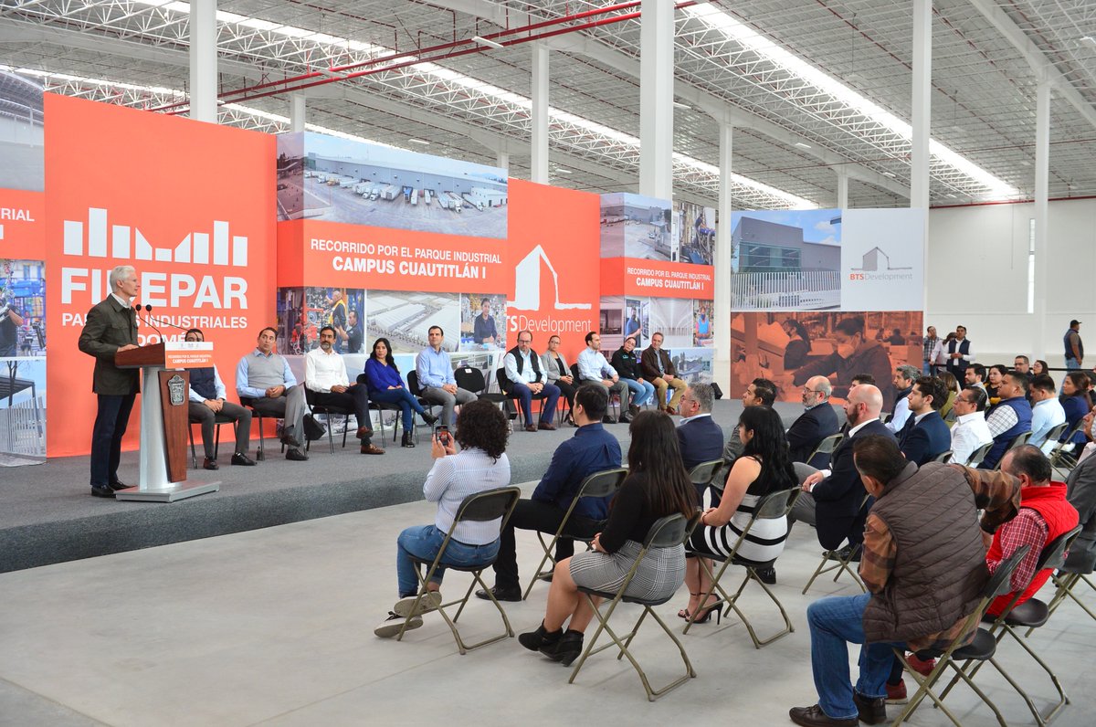 Continúa la inversión en el #Edoméx con 1,000 millones de pesos para el desarrollo del Parque Industrial Campus Cuautitlán I. #CuautitlánIzcalli