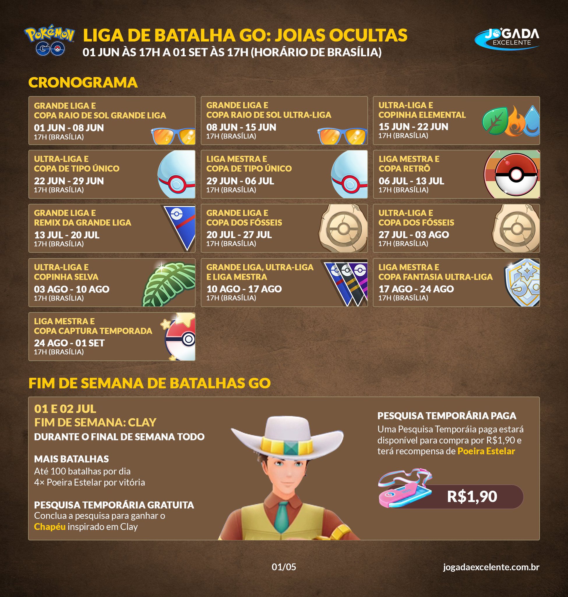 Liga de Batalha GO: Temporada Joias Ocultas em 2023