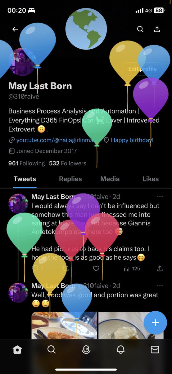 310faive's tweet image. It’s my birthday 🥳 🎉🎊!
