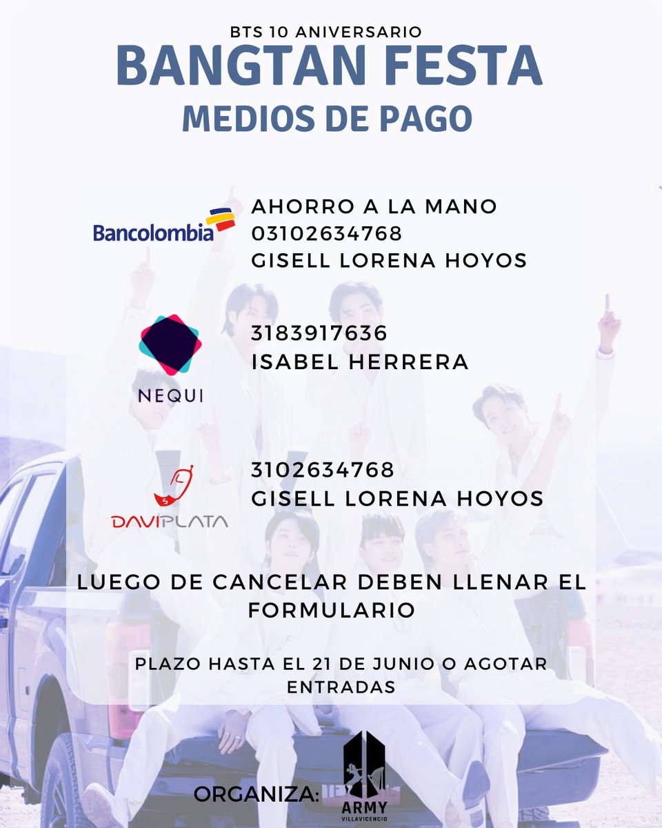 BTS ARMY Villavicencio Meta tweet media