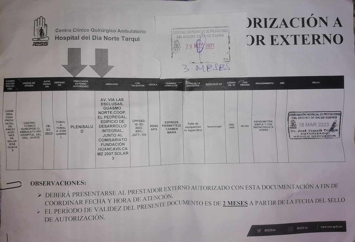 marceloechever's tweet photo. Pdte @LassoGuillermo lo q esta pasando con el @IESSec @IESSGuayas a mi Sra madre tenian q realizarle una espirometria y en la prestadora #Plenisalud le dijeron q su orden estaba caducada!.HASTA CUANDO TANTA INDOLENCIA!.TANTA INHUMANIDAD!.D TRATAR ASI A UNA SEÑORA D 3ERA EDAD! 😡 https://t.co/3Z5KTJGaHF