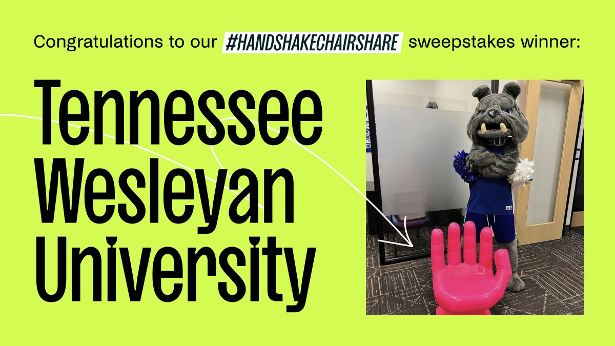 joinHandshake's tweet image. Congrats to our #HandshakeChairShare sweepstakes winners @EdmondsCollege Career Action Center and @TNWesleyan Office of Career Development. Love the new office decor  😉 Thanks to everyone who participated! #JoinHandshake