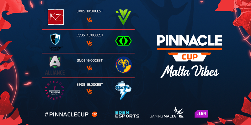 PinnacleDota2's tweet photo. #PinnacleCup: Malta Vibes 2 | Day 5 Schedule 👇
@KZteamtr 🆚 @weareivygg
@lvlupggwp 🆚 @cybercats
@theAllianceGG 🆚 @_RAMSQUAD
#Triseum 🆚 #StoRm
📺 https://t.co/bDjbnQtdrX https://t.co/I48RwietZH