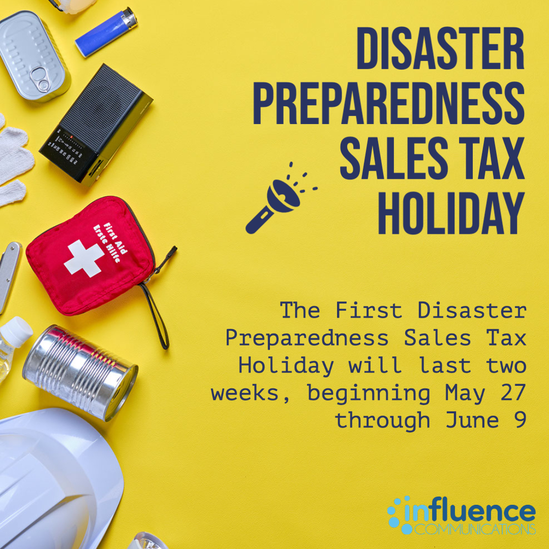 Influence_Comm's tweet image. 🌴 Don't miss out on Florida's Disaster Sales Tax Holiday! 🛍️🌪️

It's time to save big while being prepared for any unforeseen events. Take advantage of the Florida Disaster Preparedness Sales Tax Holiday and stock up on essentials.

#FloridaSalesTaxHoliday #DisasterPreparedness