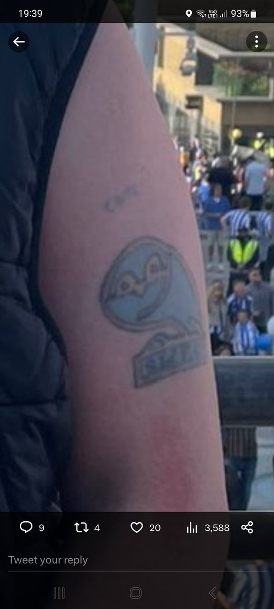 Who did the tattoo, David Blunkett??