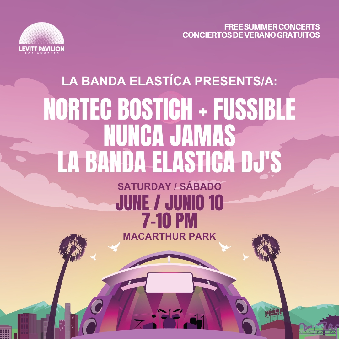 Levitt Pavilion Los Angeles 🌴 (@levitt_la) on Twitter photo 🎶 Join us for an electrifying opening weekend presented by; La Banda Elastíca! Get ready to dance to the beats of <a href="/NortecBF/">Nortec: Bostich + Fussible</a> <a href="/NuncaJamasBand/">Nunca Jamás</a> and <a href="/labandaelastica/">La Banda Elastica</a> DJs this Saturday, June 10th, 7-10pm, See you there!
#levittla #levittlosangeles #macarthurpark 🎶 Join us for an electrifying opening weekend presented by; La Banda Elastíca! Get ready to dance to the beats of <a href="/NortecBF/">Nortec: Bostich + Fussible</a> <a href="/NuncaJamasBand/">Nunca Jamás</a> and <a href="/labandaelastica/">La Banda Elastica</a> DJs this Saturday, June 10th, 7-10pm, See you there!
#levittla #levittlosangeles #macarthurpark