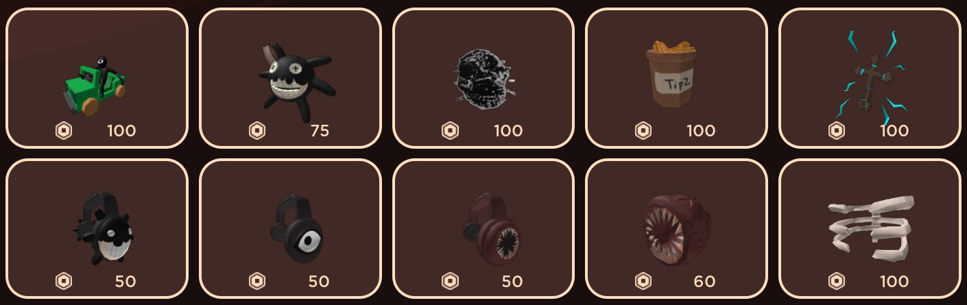 DOORS - Roblox Horror Game on X: Added @RediblesQW's UGC accessories to  the Shop! Buying them will grant 200 Knobs and 1 Revive each! However, if  you buy them on the website