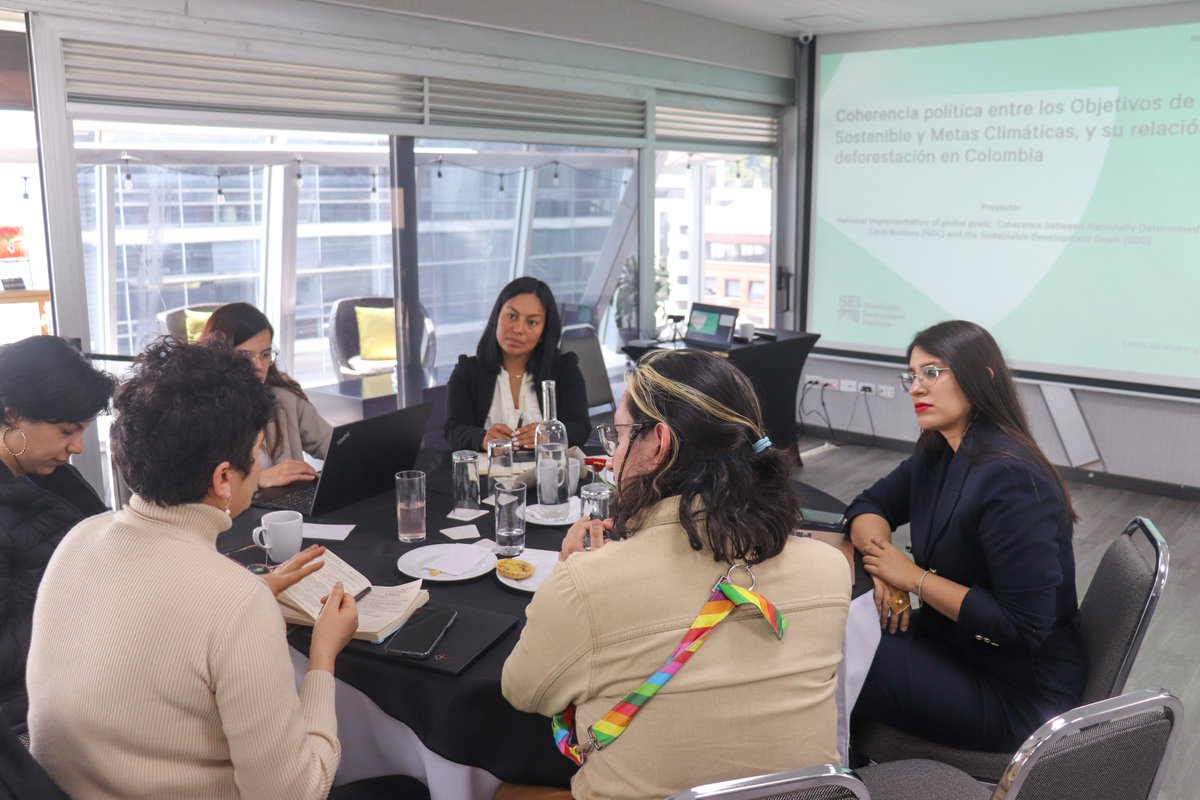 SEIenEspanol's tweet photo. La coherencia política es crucial para lograr mayor impacto al implementar acciones por el #CambioClimático, los #ODS y la #deforestación en #Colombia.

Agradecemos a las organizaciones y colegas que nos acompañaron y contribuyeron a analizar los retos del país en estas áreas. https://t.co/OQ29gpDv56