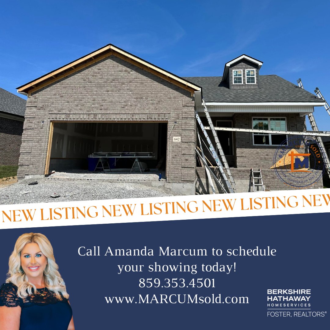 🆕 🧰 #NewListing  Brand new fabulous ranch home! 

📸 For Price and More Pictures ➡️  bit.ly/3qjapNf

#BHHSFosterRealtor #MARCUMsold  #Listings #HomesForSale #NewHome #NewConstructionHome #TheNewStandard  #Realty #RichmondKY #JustListed #MyRichmond