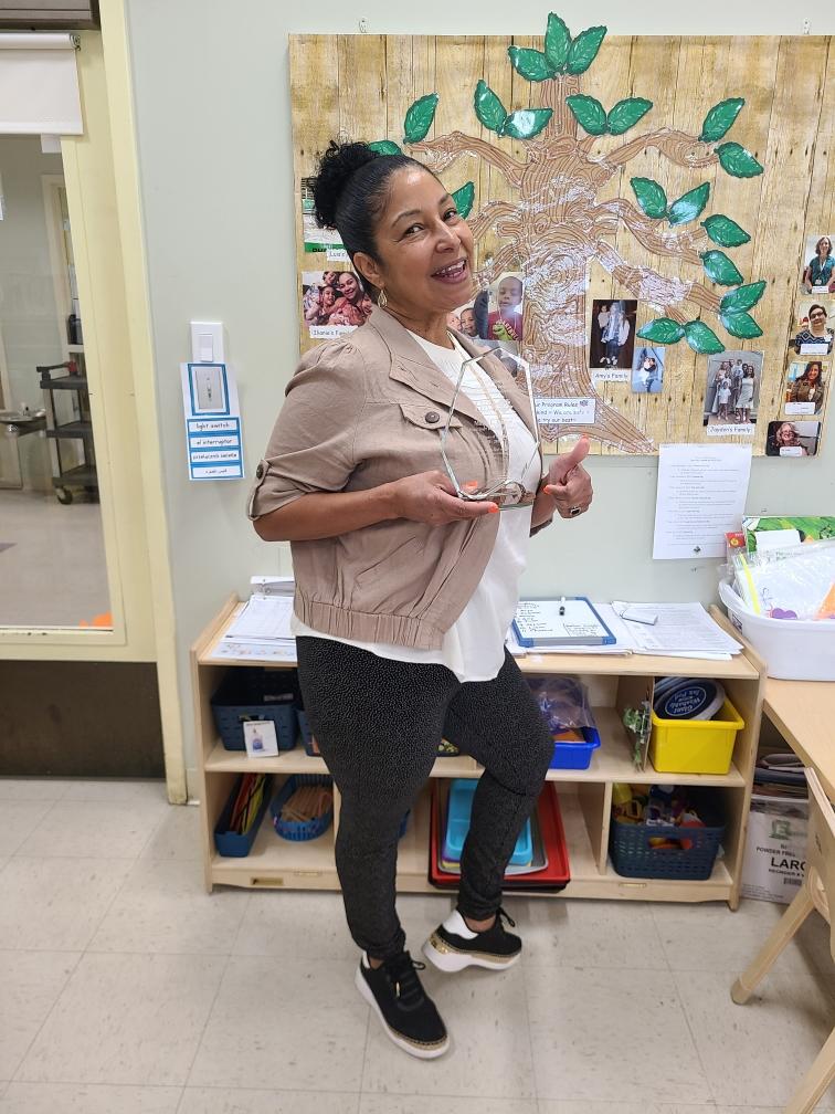 "I am glad to work for HRA because I enjoy working with children and this Agency helps our community in so many different ways that I take pleasure and pride in investing my time! MARIA RAMOS 
CELEBRATING 25 YEARS OF SERVICE!