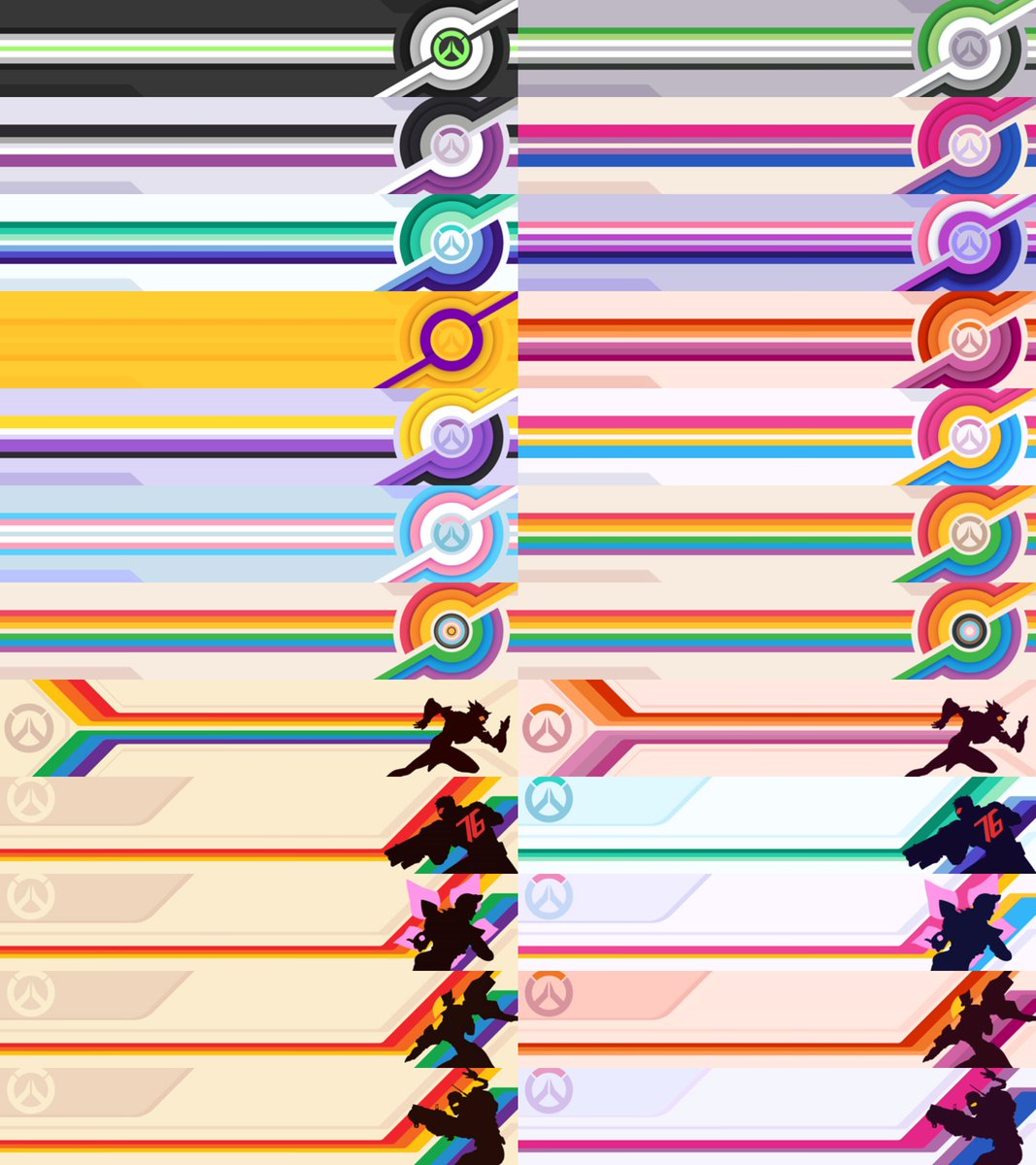 New Pride Cosmetics in #Overwatch2 🏳️‍🌈

Express yourself with 14 new Player Icons and 24 Name Cards 🫶