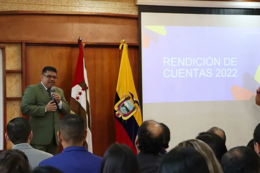 GoberManabi's tweet photo. Rendimos cuentas a la ciudadanía ✔️

El gobernador #HernánBarreiro informó públicamente la gestión realizada desde la Gobernación de Manabí durante el año 2022. 

En el acto se hicieron presentes varias autoridades de la provincia y ciudadanos manabitas.

#RendiciónDeCuentas https://t.co/xZ8JglBAye