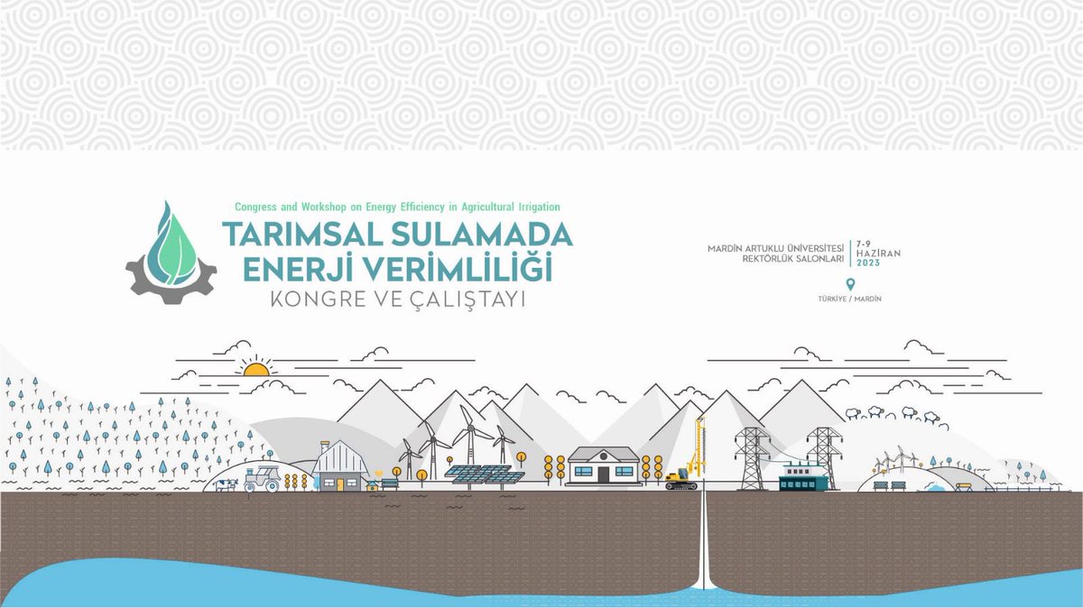tarsev2023's tweet photo. “Tarımsal Sulamada Enerji Verimliliği Kongre ve Çalıştayı” 07-09 Haziran 2023 tarihlerinde Mardin’de gerçekleştirilecek. Etkinlik hakkında daha fazla bilgi almak ve kayıt yaptırmak için
👉https://t.co/Pcv7tJPtob
Özet gönderim için son tarih:
👉~31 Mayıs 2️⃣0️⃣2️⃣3️⃣ https://t.co/yea7B3bXvc