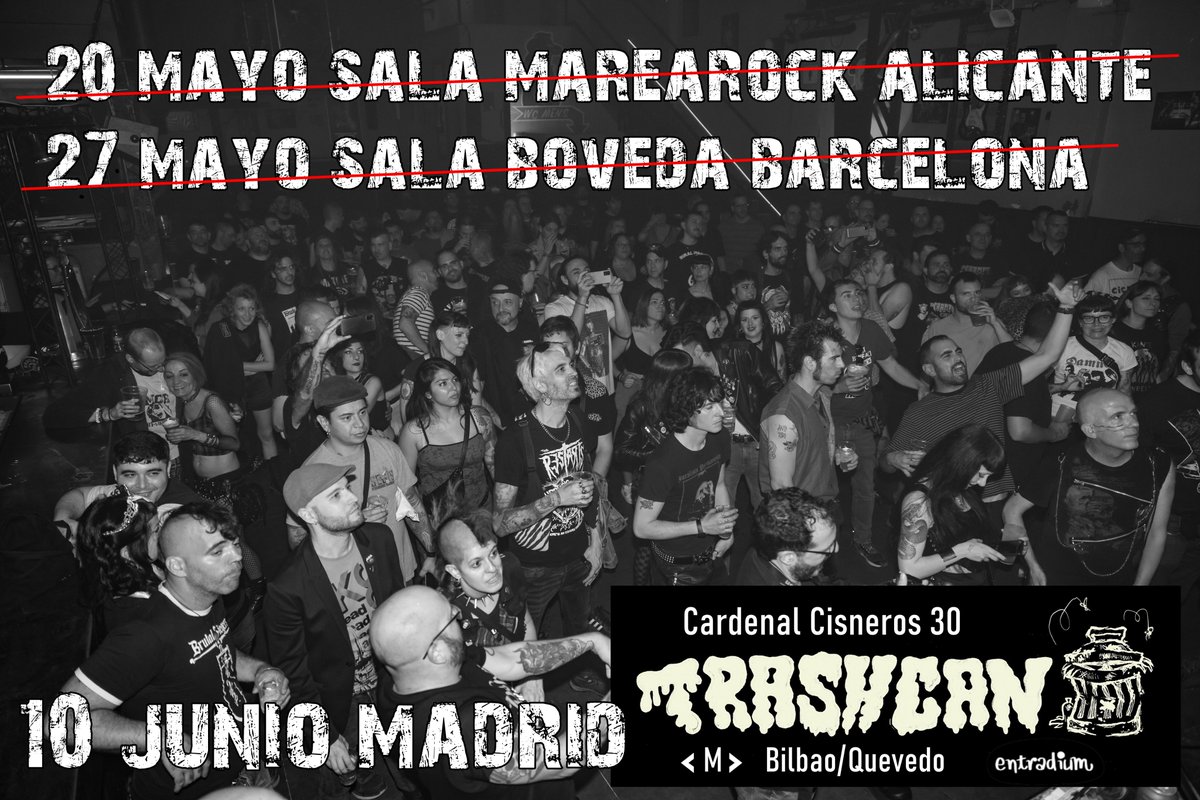 2º asalto superado, vamos a por el 3º.
#Madrid #AfterPunk