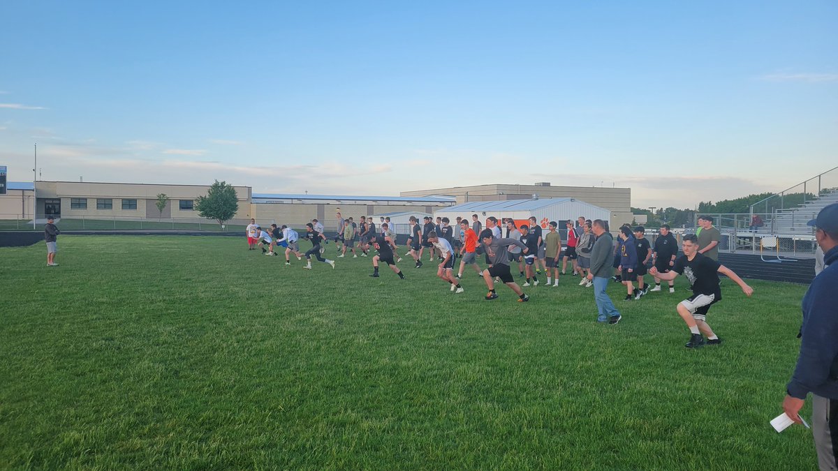 First day of summer practice and workouts, went well. About 60 Tigers showed up to get better today.  Keep grinding Tigers, get better every day. Go Tigers! #tigersynerygy