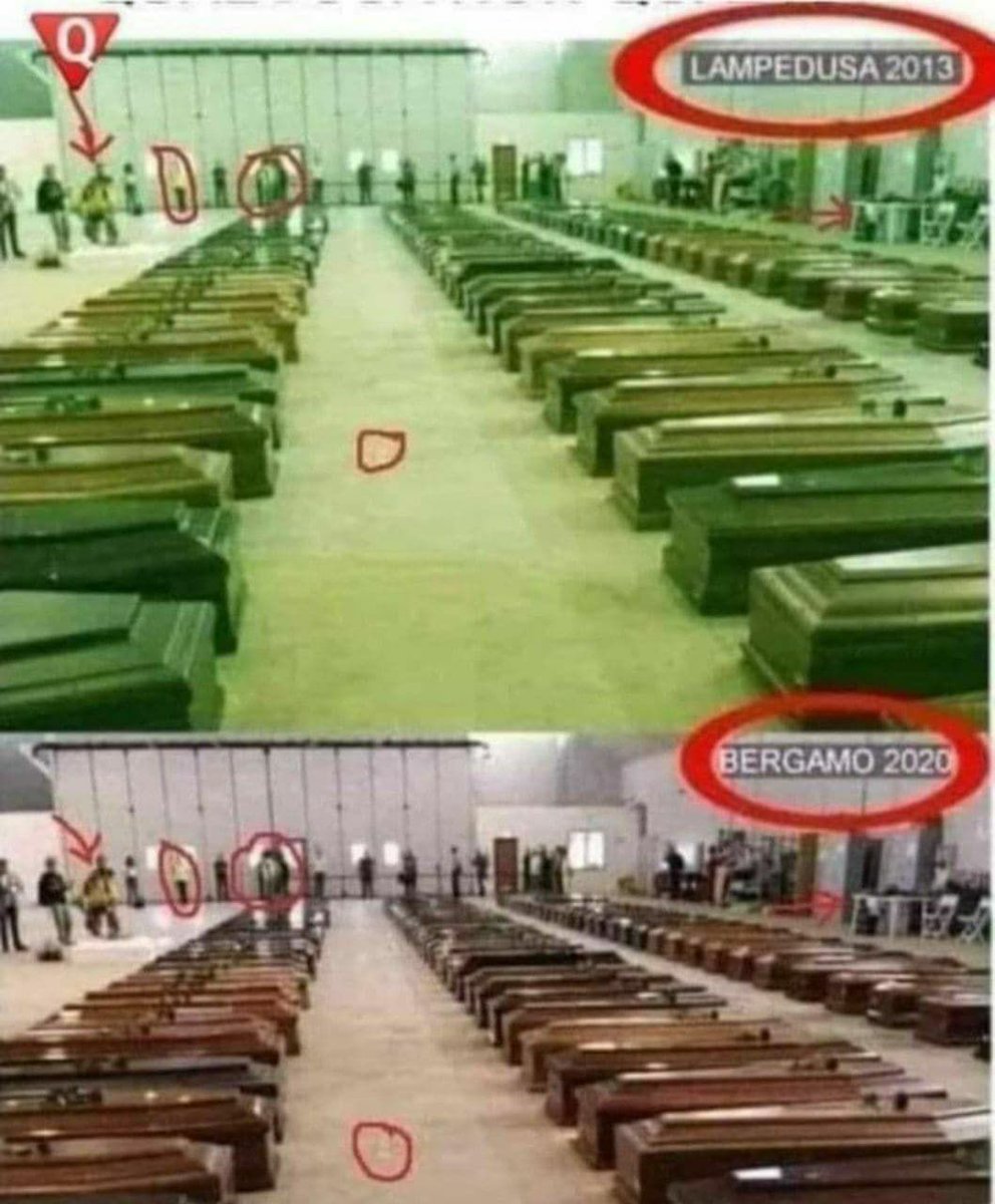 Remember when they tried to defeat a respiratory virus by spreading fake photos of coffins to scare people?