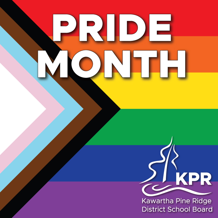 Today we celebrate the beginning of Pride Month! KPR students, staff and school communities come together this month to celebrate, uplift and empower the voices of 2SLGBTQIA+ communities! This month and beyond, we embrace opportunities to promote acceptance and equality for all!