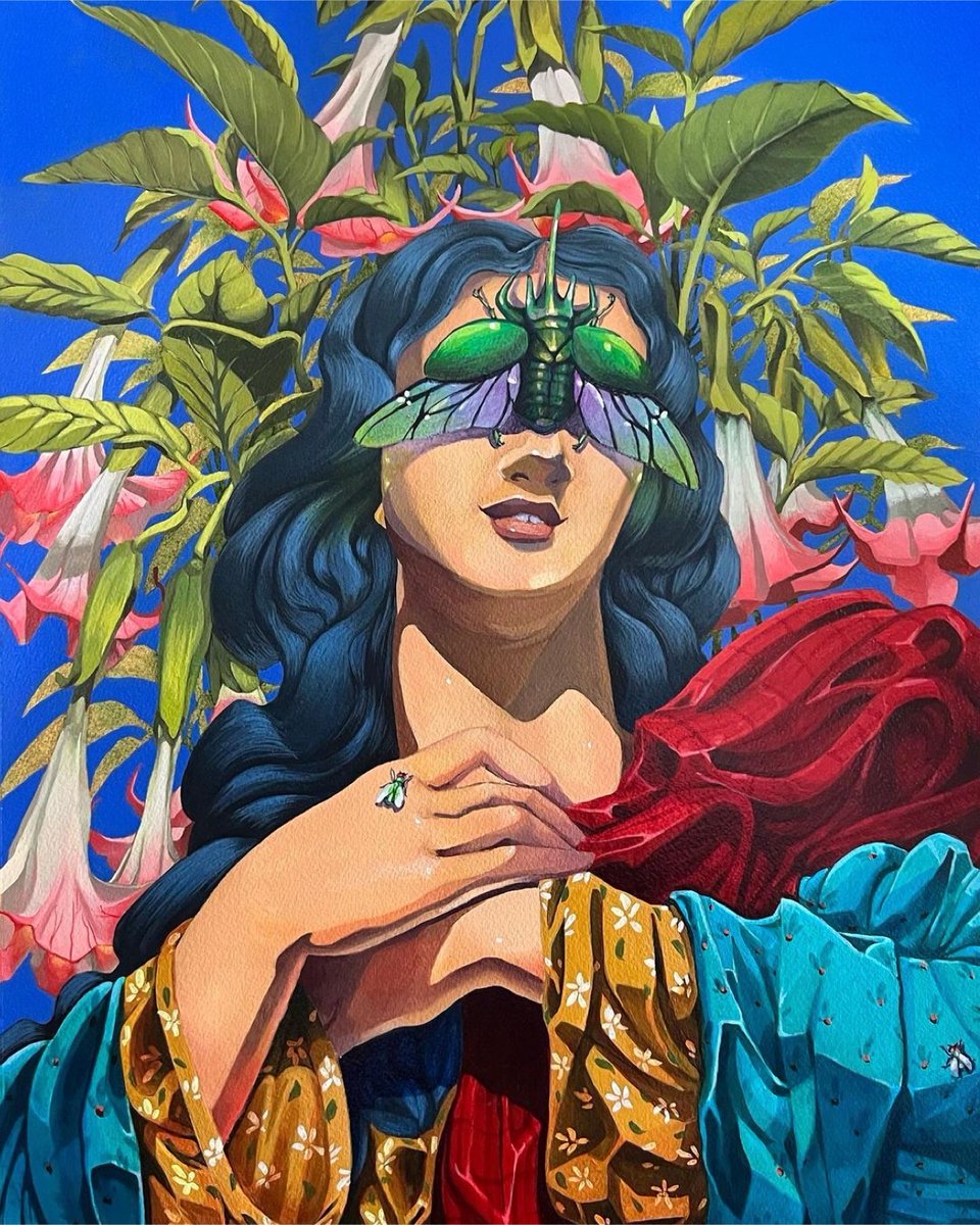 New APP Artist Alert 👨‍🎨 𝐃𝐚𝐫𝐨𝐥𝐝 𝐑𝐚𝐦𝐞𝐥𝐛

Our Lady of the Forgotten Fields
acrylic gouache, acrylic ink, 2022

🖼️ Now on display in “Accession: recent additions to the Art in Public Places Collection”

#HiSAM #HawaiiSFCA #ArtInPublicPlaces #ArtInPublicPlacesHawaii