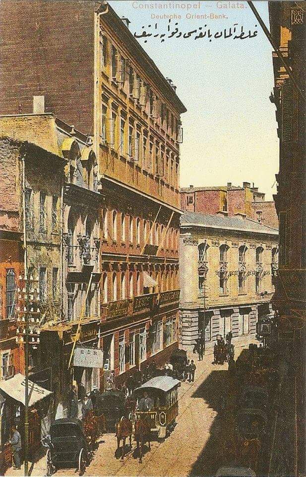 Karaköy bankalar caddesi, 1870.