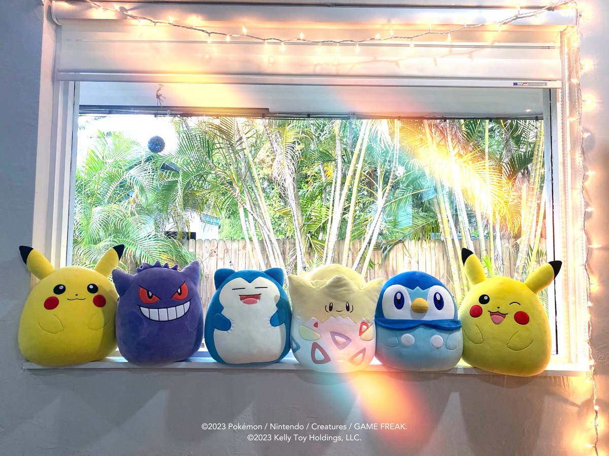 Shining a light on what’s new, Piplup & Winking Pikachu! 😎 @Pokemon

#SquishmallowsxPokemon #Squishmallows #SquishmallowsSquad