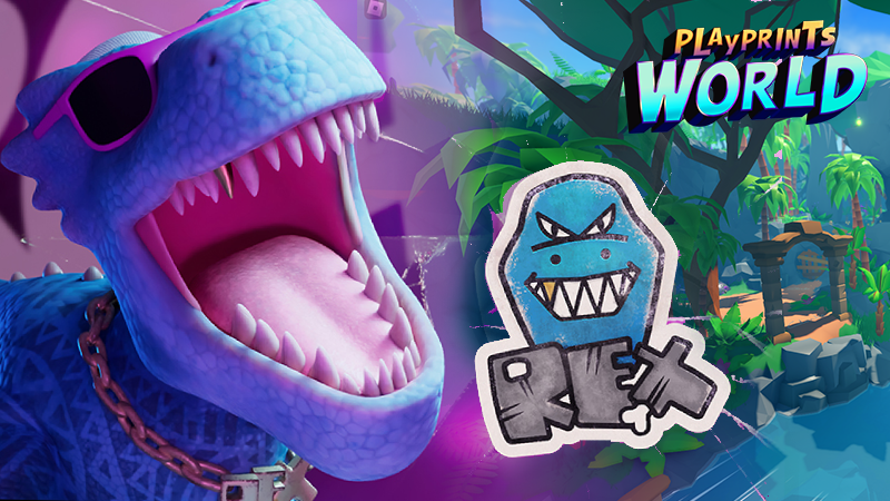 🕶️ Meet Rex, the coolest adventurer in the 🐾 PLAYPRINTS World!  From jaw-dropping skateboard tricks to mind-blowing beatboxing skills, Rex is always rocking the ultimate swag. 

Prepare to shred, groove, and explore. 🛹

🔗 zurl.co/RLXW