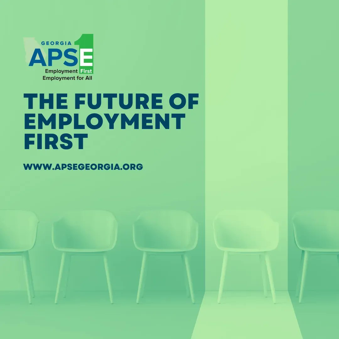 ApseGeorgia's tweet photo. GAPSE will continue to advocate for the transformation of policies and systems in Georgia to support Employment First and ensure full inclusion in the workplace for people with disabilities. #employmentfirst #inclusionmatters #breakingbarriers https://t.co/D2Bz1ckpHE