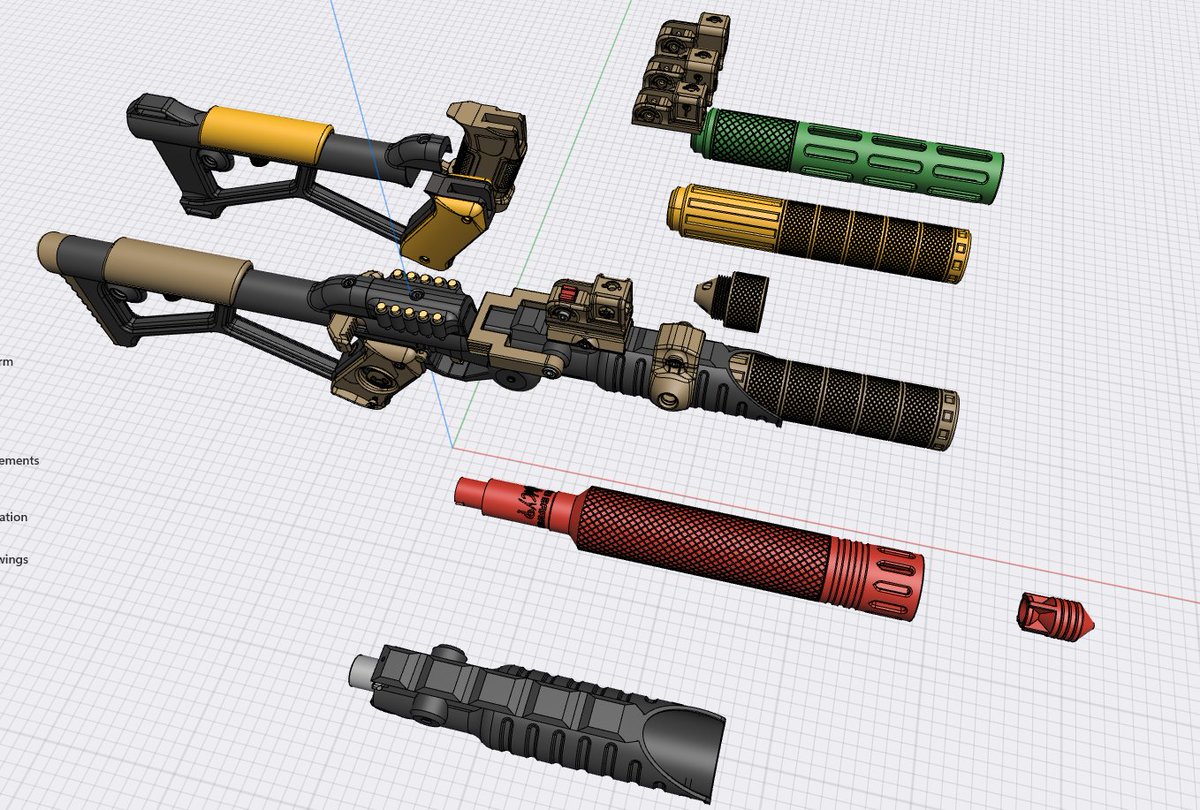 It's all part of the new and improved G22v4 .22LR, Gatlatl, and Launcher.