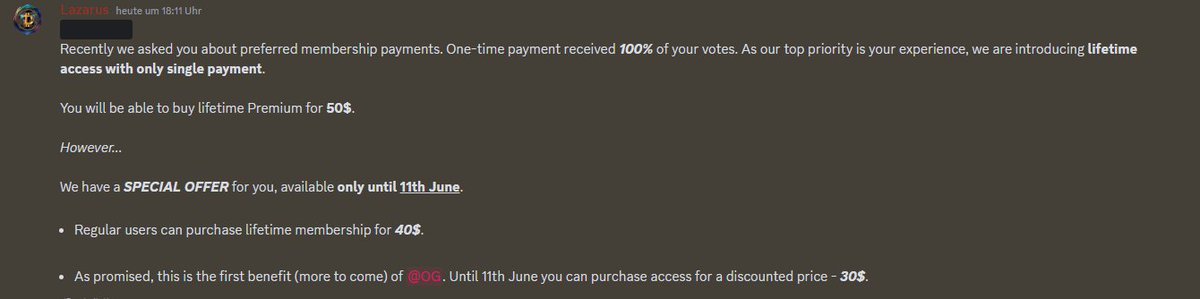DSFutures's tweet photo. You wanted one-time payments?
We DELIVER! 

Not only that but right NOW, get a discount on our membership! 
Start now, thank us later!

Give yourself the financial freedom you deserve!
#CryptoTwitter #trading https://t.co/ZiKmNf6nUT