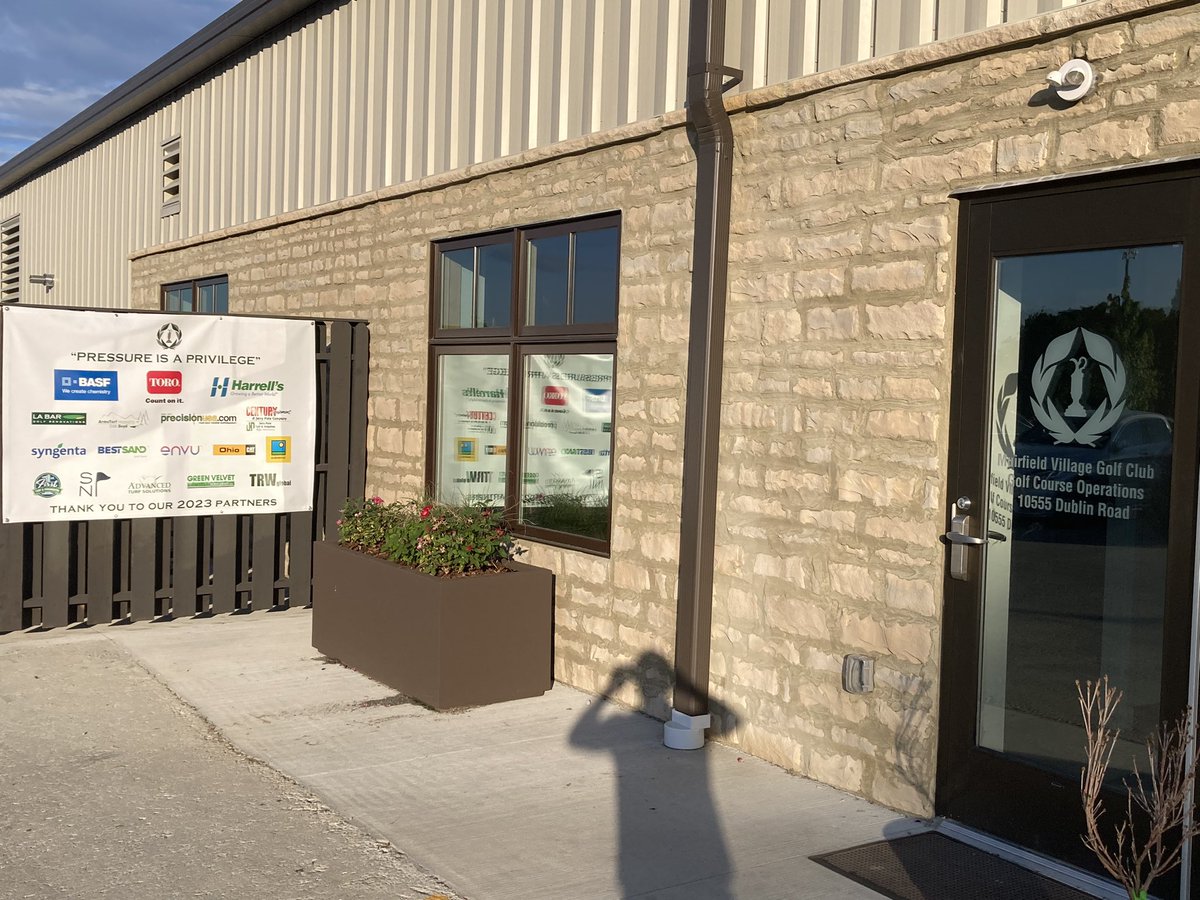 Such a privilege to walk all 18 with Chad Mark this morning and an honor for <a href="/BASFTurf_us/">BASF Turf US</a> to help support this world class staff! Just when you think it can’t get any better, somehow it always does.  Best of luck to Chad and <a href="/MVGCTurf/">Muirfield Village Turf Team</a> team this week! <a href="/MemorialGolf/">the Memorial</a>