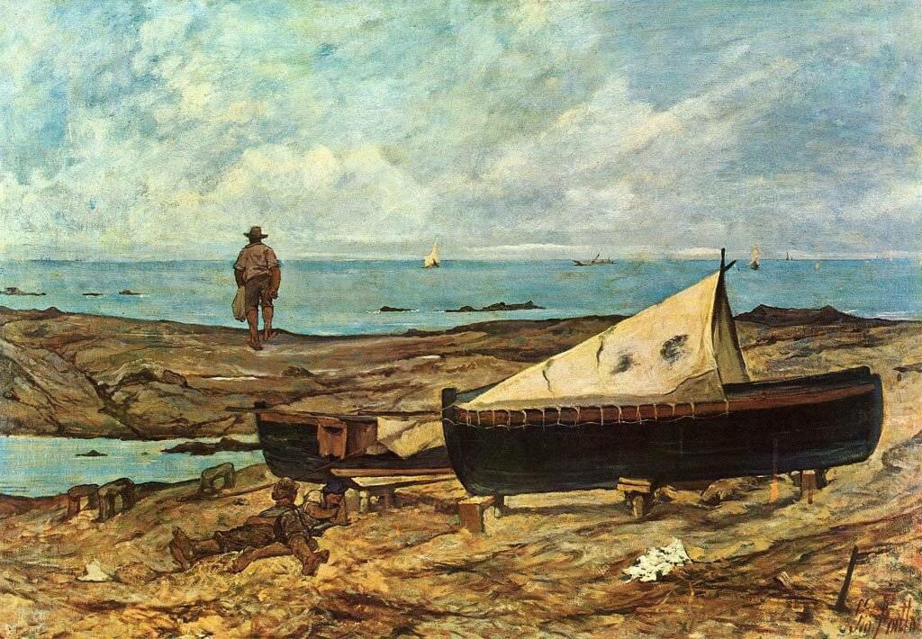 olgatuleninova's tweet photo. Giovanni Fattori, 1825-1908, Realist, Italian,
On the Beach, 1890. Oil on canvas, 69 x 100 cm.
Museo Civico Giovanni Fattori, Livorno. https://t.co/4yye6mcc56