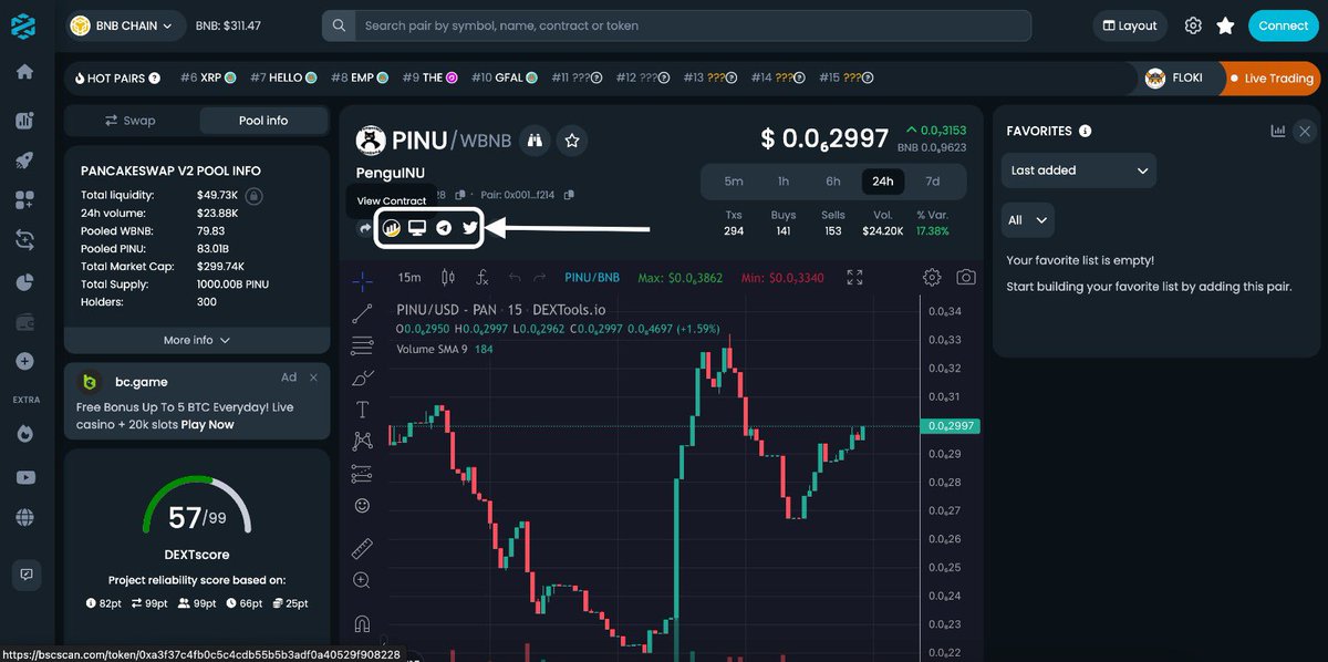 We are excited to announce that all our social media platforms have been successfully updated on dextools 📲

dextools.io/app/en/bnb/pai…

Now, you can stay connected with us on multiple channels, ensuring you never miss any important updates, announcements, or opportunities

#PINU