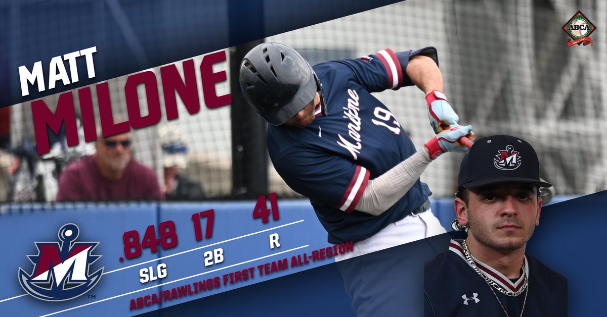 Maritime Privateers (@mtimeprivateers) on Twitter photo ⚾️ Congrats to <a href="/MTimeBaseball/">Maritime Baseball</a>'s Freddy Forgione & Matt Milone on being named All-Region by both <a href="/d3baseball/">D3baseball</a> & <a href="/ABCA1945/">ABCA</a> ⚾️
#GoPrivateers ⚓️ ⚾️ Congrats to <a href="/MTimeBaseball/">Maritime Baseball</a>'s Freddy Forgione & Matt Milone on being named All-Region by both <a href="/d3baseball/">D3baseball</a> & <a href="/ABCA1945/">ABCA</a> ⚾️
#GoPrivateers ⚓️