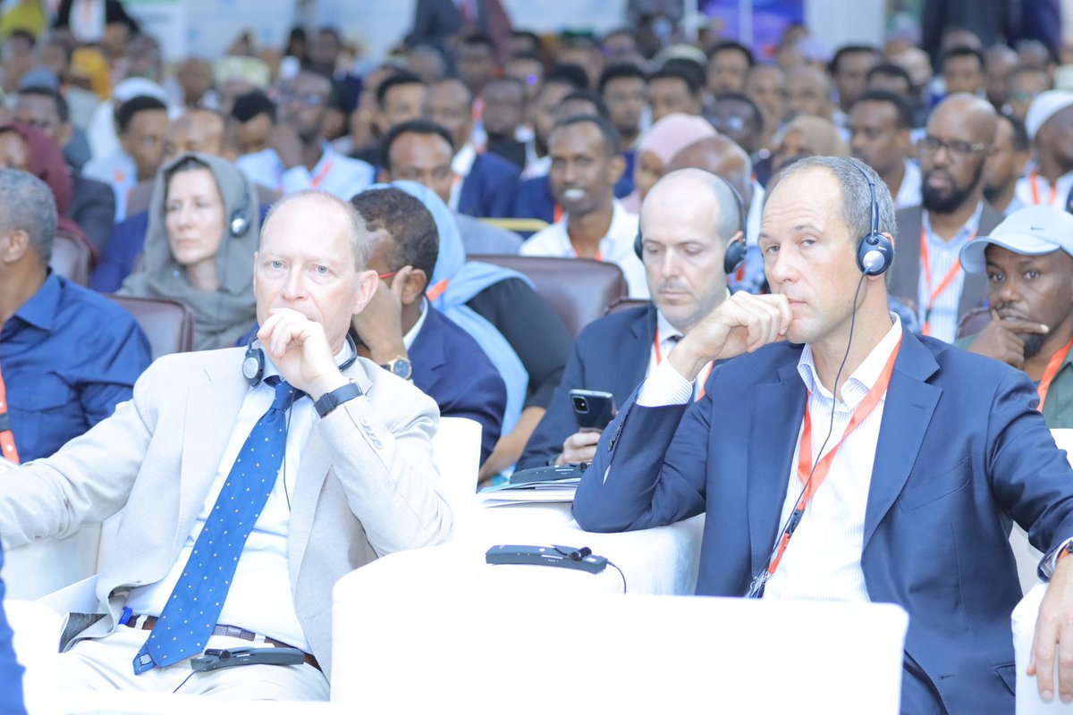 The Minister of Commerce and Industry of FGS, H.E. <a href="/HonJibrilAHaji/">Hon. Jibril Abdirashid Haji</a> highlighted the importance of promoting business partnerships and creating enabling environment for businesses to thrive &amp; hence foster prosperity for all Somalis #SomaliaEconomicConference.