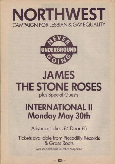 30 May #otd in 1988. I was 26 years old, I asked a couple of bands to do a benefit gig for the North West Campaign For Lesbian & Gay Equality - on a Monday night in an old Irish club halfway between the university and Longsight.  It was f~ckin phenomenal.