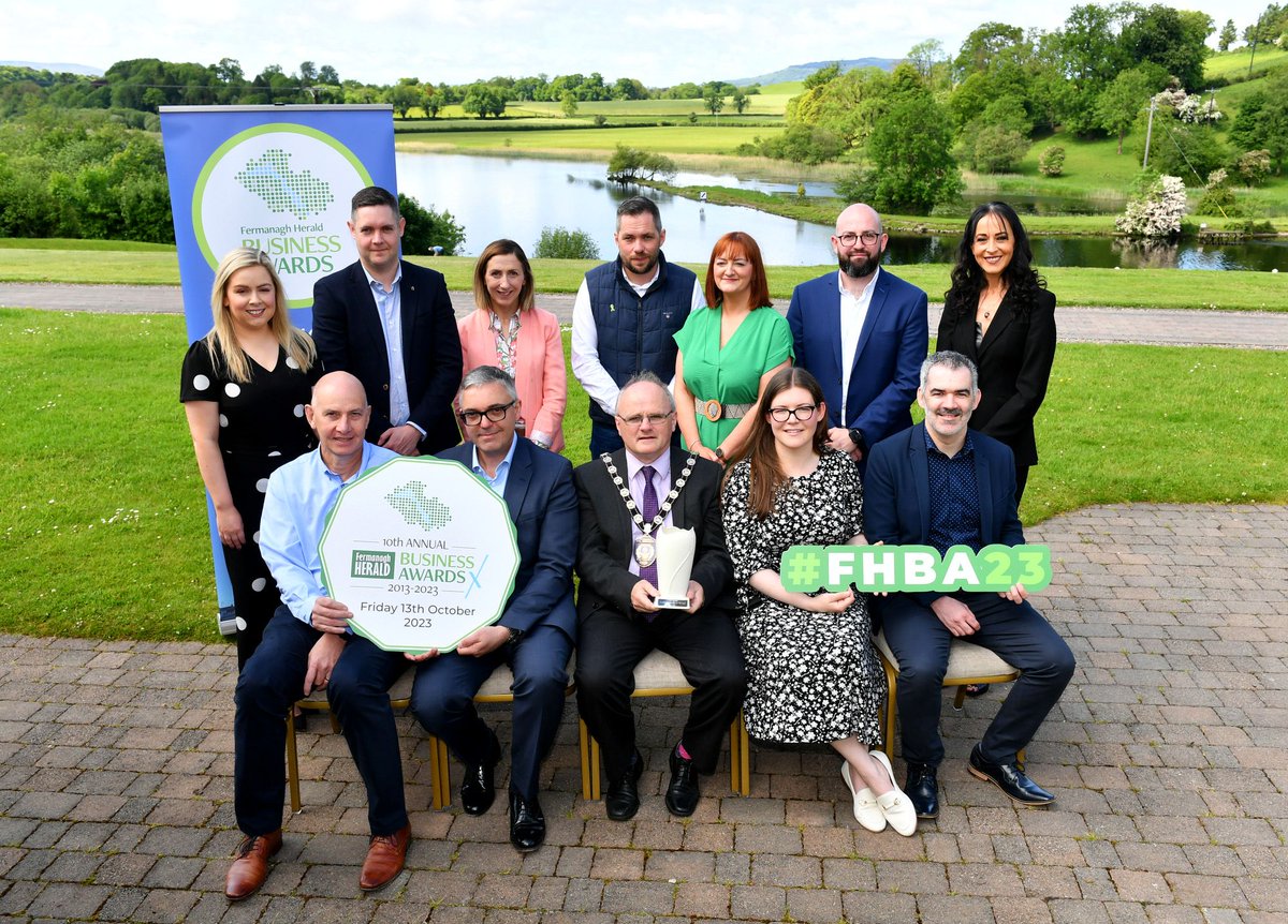 Ferm_Herald's tweet photo. Friday saw the launch of the 2023 Fermanagh Herald Business Awards in partnership with @Severfieldplc and in association with @HomeofBelleek and Pilgrim's Food Masters.
#FHBA23 entries open tomorrow.
Check it out: https://t.co/xlL9NFpoLh
Or the Fermanagh Herald website https://t.co/qrKm295nF8