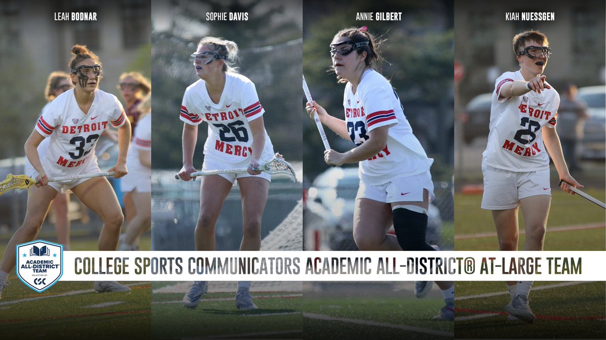 Four Titans Earn CSC Academic All-District® Women's At-Large Team Honors #DetroitsCollegeTeam ⚔️🥍

🔗 bit.ly/3qc846t